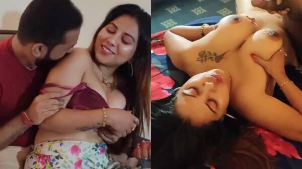 Maal Wife Hardcore Sex Cummed on Boobs Video Free