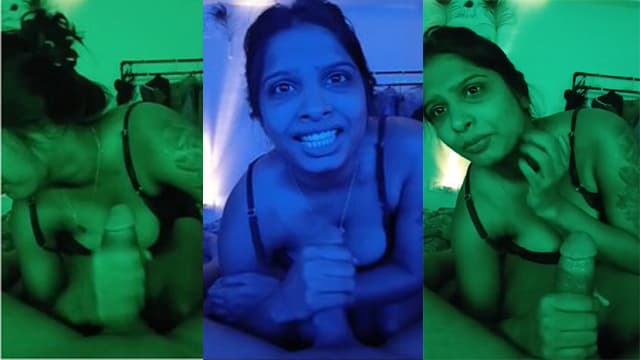 Tamil Hotwife Giving Blowjob & Hindi Dirty Talking