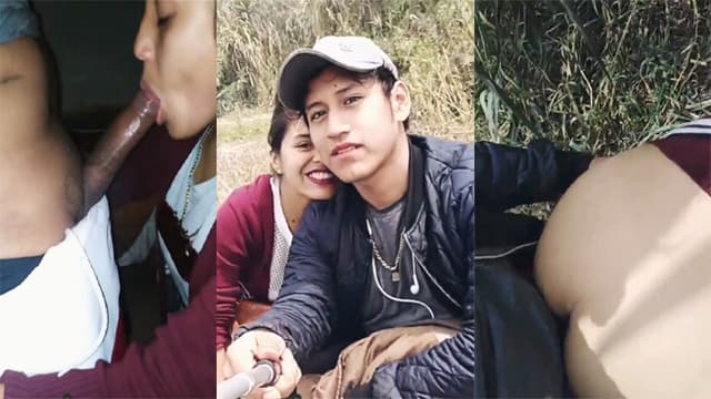 College Couple Leaked – Outdoor Fucking Video Free