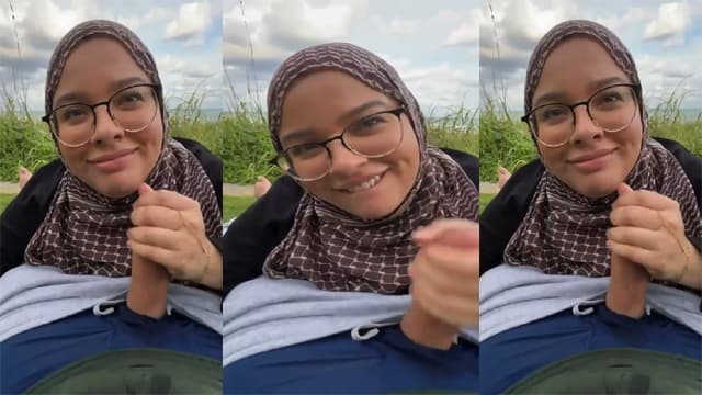 Hijabi Hot Maal – Sucking Big Cock Public Viral