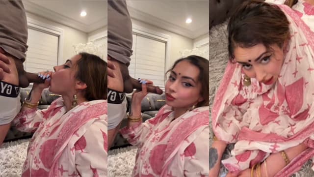Horny Ms Sethi BG BBC Blowjob Doggy