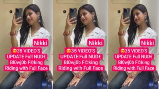 Desi Niharika Nikki Most Blowjob Riding Hard
