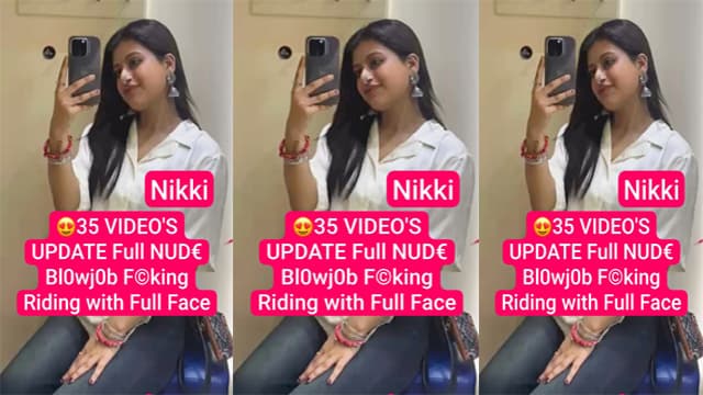 Desi Niharika Nikki Most Blowjob Riding Hard