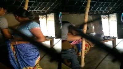 Village Aunty Saree Her Neighbor Fucking Video