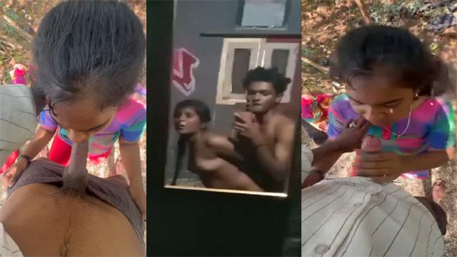 Tamil Teen Brother & Sister Outdoor Dick Fucking Porn