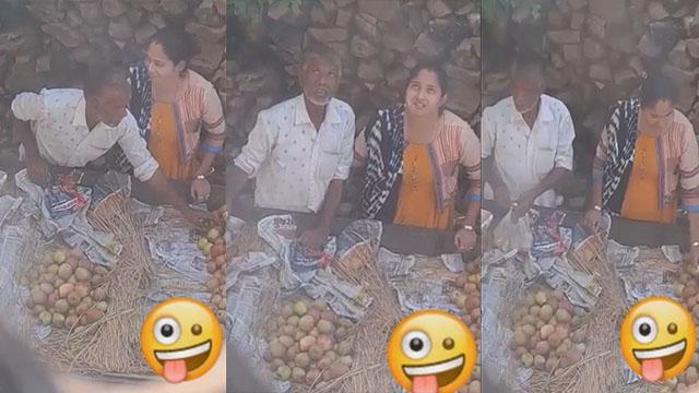 Aunty Outdoor Handjob In Public Area HD
