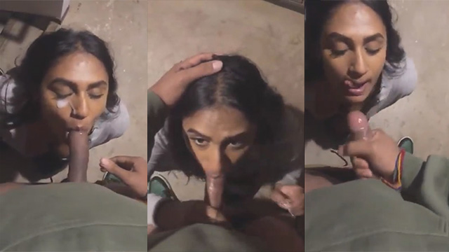 Desi Girl Outdoor Cock – Sucking Cum On Face HD
