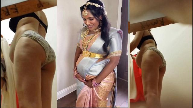 Telugu Dusky Pregnant Wife Pee Bathroom Cam Viral